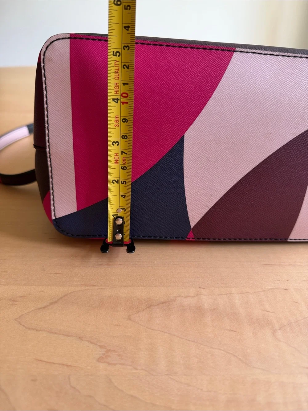 KATE SPADE Laurel Way Geo Spotlight Evangelie Satchel with Crossbody Strap